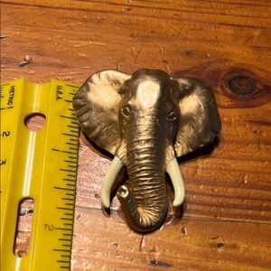 Gold Elephant Pin